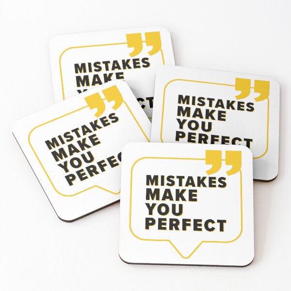 Item preview, Mistakes Make You Perfect message Message Box designed and sold by Salmaniix.