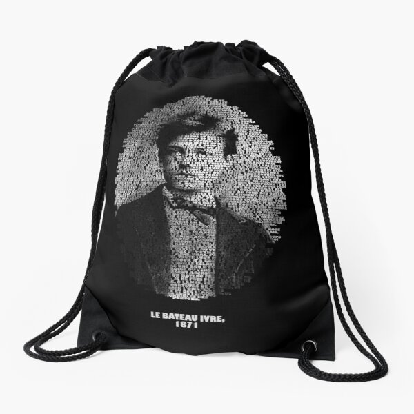 the drunken Boat Drawstring Bag