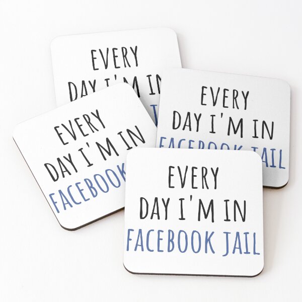 Item preview, facebook jail funny designed and sold by Supri123.
