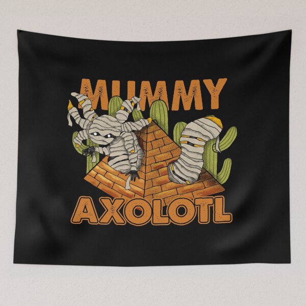 Item preview, The Mummy Axolotl designed and sold by Luan Huynh.