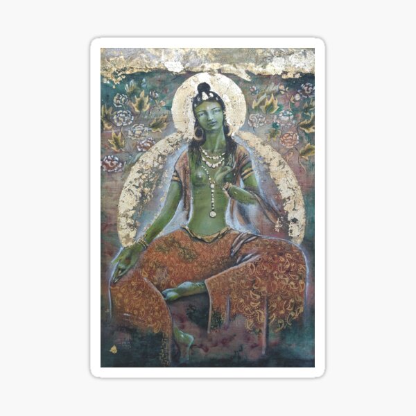 Green Tara Sticker