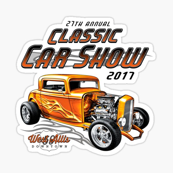 2017 Downtown West Allis Classic Car Show Sticker