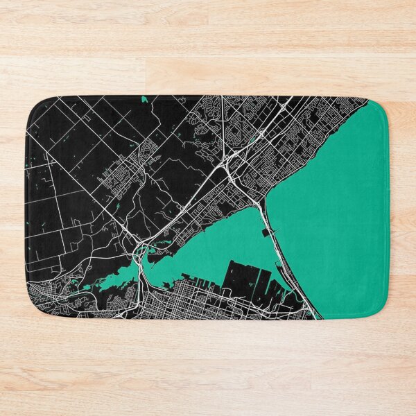 Item preview, HAMILTON Ontario City Map Black designed and sold by taliaLivina.