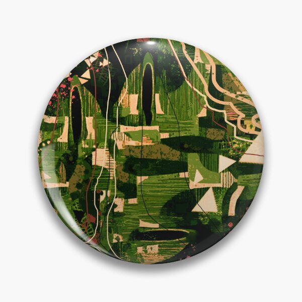 Item preview, Futuristic Contemporer Abstract Digital Painting in Green designed and sold by MyArt23.