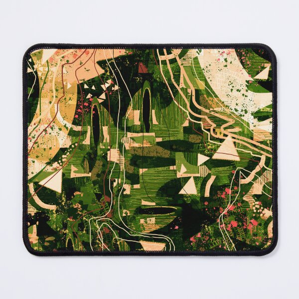 Item preview, Futuristic Contemporer Abstract Digital Painting in Green designed and sold by MyArt23.