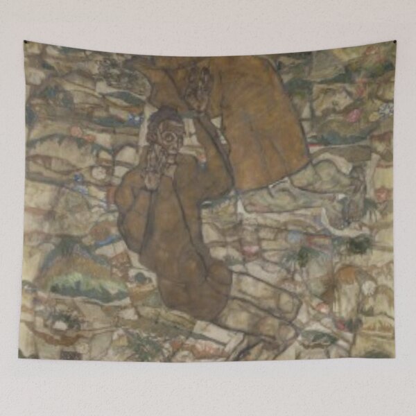 Aperçu de l'œuvre Thanatos erous du célèbre artiste egone shiele créée et vendue par Golido.