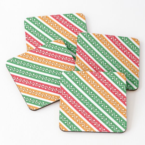 Item preview, RED YELLOW AND GREEN CHRISTMAS PATTERN designed and sold by fejoa.
