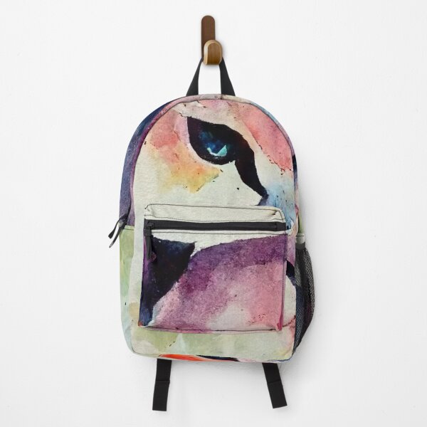 Item preview, Panther, animal face watercolor designed and sold by shokA Design.