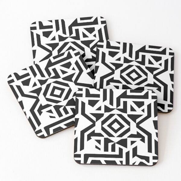 Item preview, Patrón abstracto moderno en colores blanco y negro designed and sold by NECHSTORE.