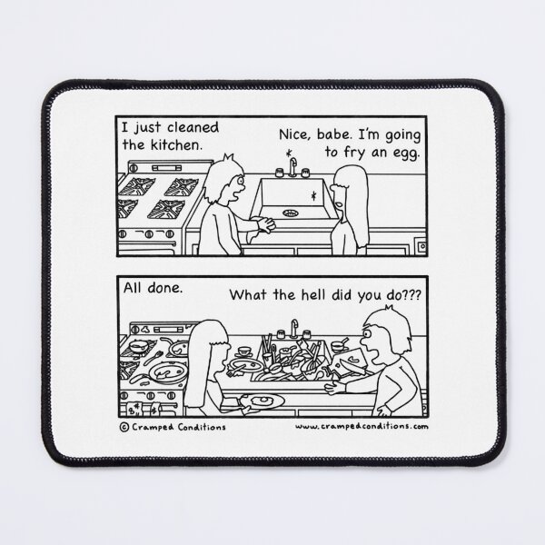 Item preview, Cooking and cleaning designed and sold by Cramped Conditions.