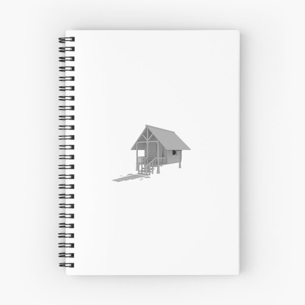 Item preview, wooden hut at the end of the field designed and sold by March Rider.