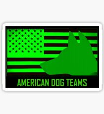 American Dog teams Sticker