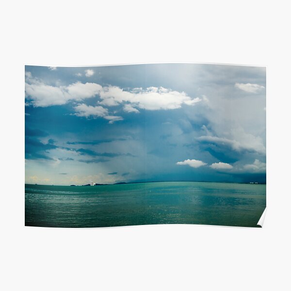 Storm, rain. Poster