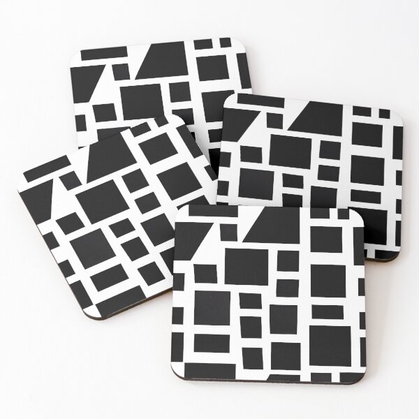 Item preview, Wonderful Black and White Pattern with Geometric Shapes designed and sold by NECHSTORE.