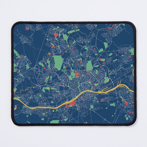 Item preview, Frankfurt City Map designed and sold by NicolJay.