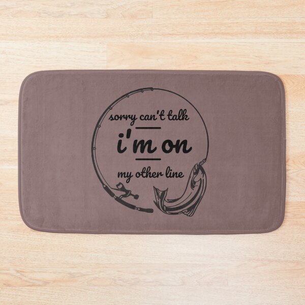 Item preview, Sorry Can't Talk I'm On My Other Line Essential T-Shirt: Fishing shirt, Fisherman Gift, Funny Fishing Shirt, Fisherman Shirt, Grandpa, Dad, Funny quote shirt designed and sold by StoreSB.