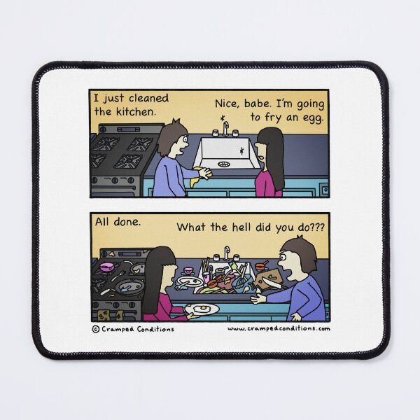 Item preview, Cooking and cleaning designed and sold by Cramped Conditions.
