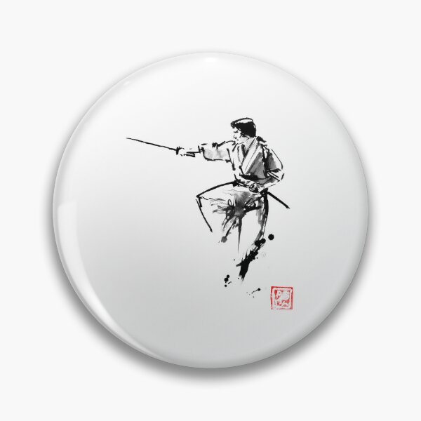 Item preview, samurai jumping designed and sold by pechane.