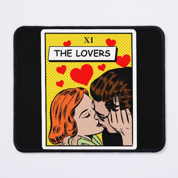 Item preview, The Lovers Tarot Card Retro designed and sold by LucyGraphics.