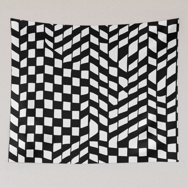 Item preview, Minimal Chaotic Shapes in Black and White Pattern  designed and sold by NECHSTORE.