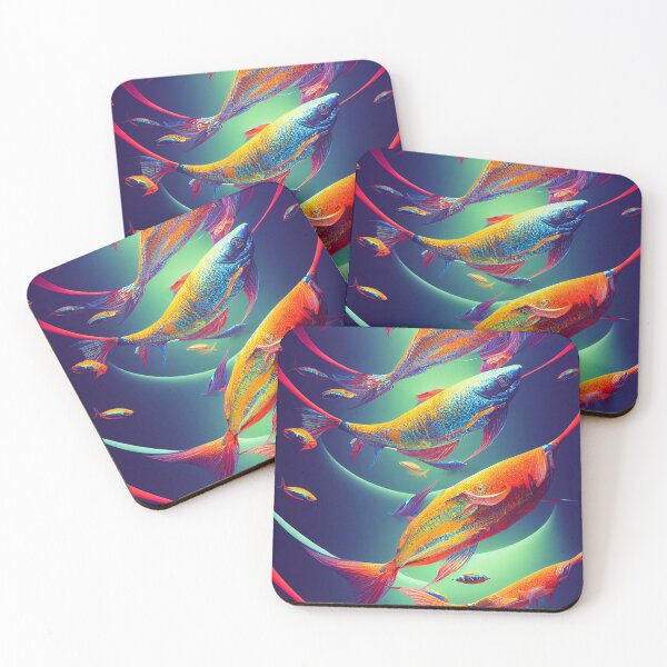 Item preview, Dancing Fishes designed and sold by abstractmanx.