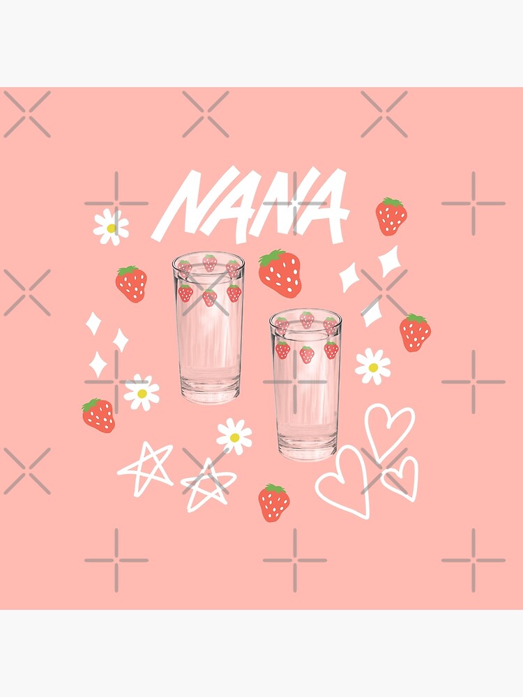 Nana anime strawberry glasses | Photographic Print