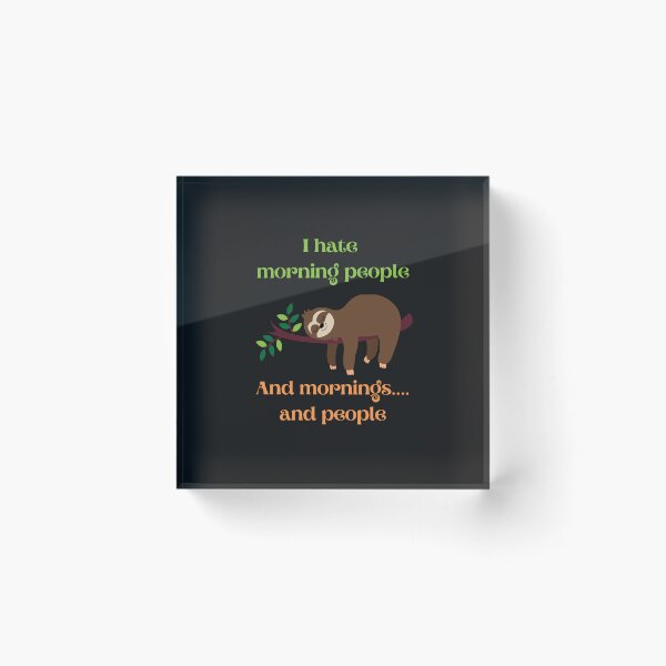 Item preview, I hate morning people, introverted and proud designed and sold by Glitches 16.