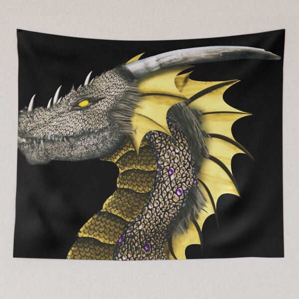 Item preview, Mystical Creature Horror Fictional-Bright Golden Dragon designed and sold by MAEffects.