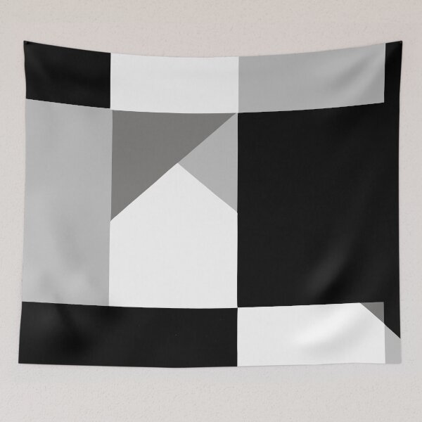 Item preview, Copy of Minimal Chaotic Shapes in Black and White Pattern  designed and sold by NECHSTORE.