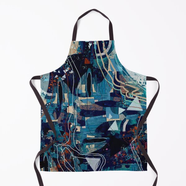 Item preview, Futuristic Contemporer Abstract Digital Painting in Silver Blue designed and sold by MyArt23.