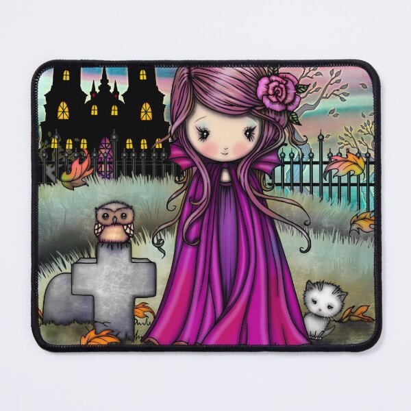 Item preview, Violet Cute Vampire Art designed and sold by Molly  Harrison.