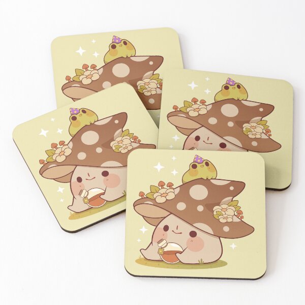 Item preview, Witchy mushroom and frog designed and sold by Rihnlin.
