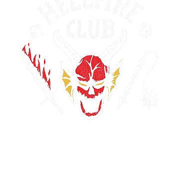 Artwork thumbnail, Stranger Things 4 Hellfire Club Skull & Weapons by FifthSun