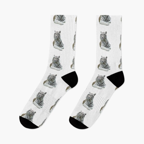 Item preview,  White Tiger Chilling- Funny and Cute Tiger designed and sold by hinajehan.