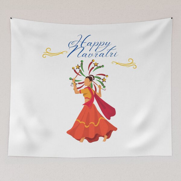 Item preview, Happy Navratri 2022 designed and sold by Selvadesigns.