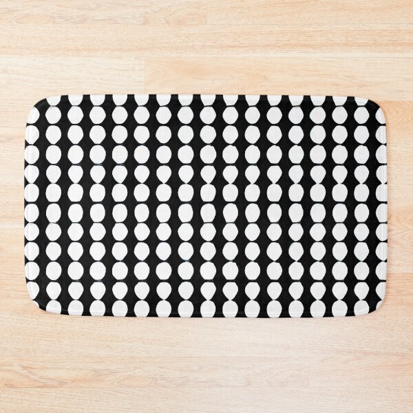 Item preview, Black Background with White Dots Design designed and sold by NECHSTORE.