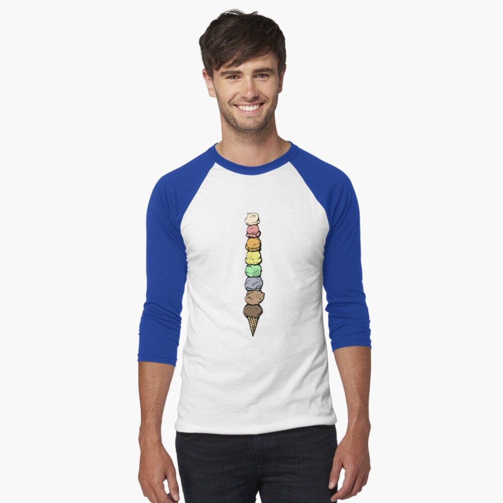 Item preview, Baseball ¾ Sleeve T-Shirt designed and sold by studiogooz.