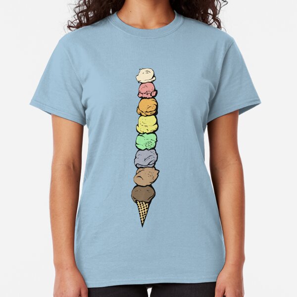 Riesige Regenbogen-Eistüte - Single Classic T-Shirt