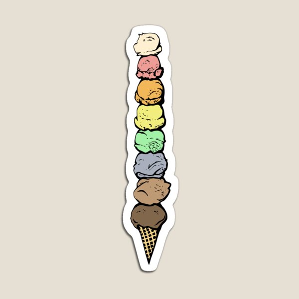 Item preview, Giant Rainbow Ice Cream Cone - Single designed and sold by studiogooz.