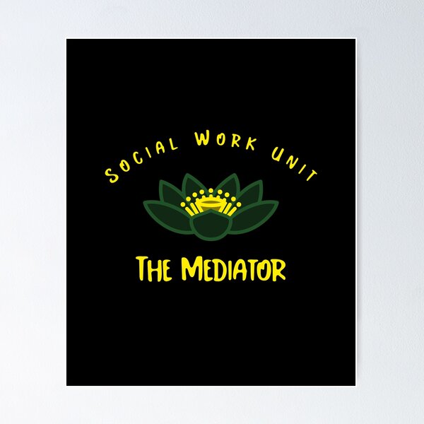 Item preview, Social Work Unit The Mediator designed and sold by SocialWorkGift.