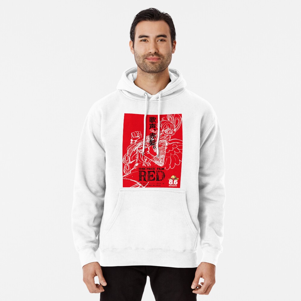 One Piece Roroya Sauron Hoodies - Pullover Red Bleed Hoodie