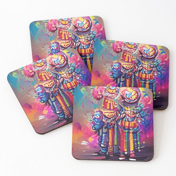 Item preview, 2 COLURFUL ( COLORFUL ) CLOWNS designed and sold by sailorsam1805.