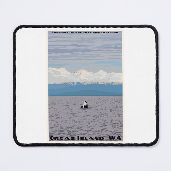 Item preview, Vintage Orcas Island WPA Postcard designed and sold by beckahbrooks.