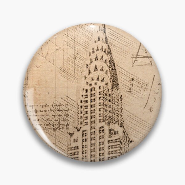 Item preview, Bosquejo del edificio Chrysler vintage designed and sold by werdantem.
