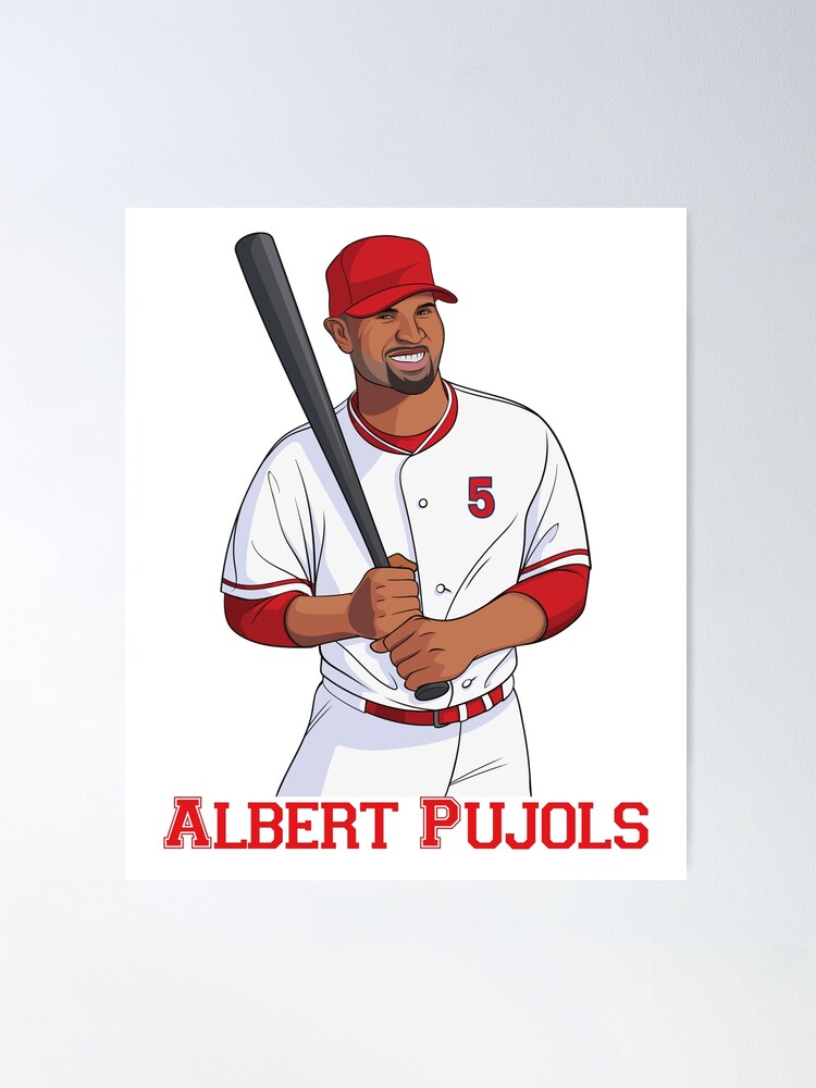Albert Pujols 2012 Action Poster by Unknown at