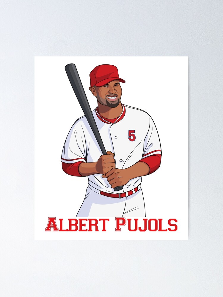 Albert Pujols Poster St. Louis Cardinals Poster Canvas 