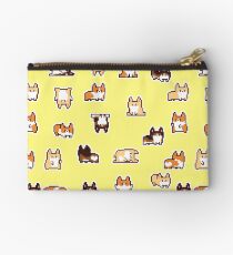 Corgi Pattern Studio Pouch