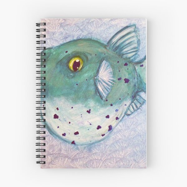 Item preview, Friendly Fugu (Green) designed and sold by PaintedPuffer.