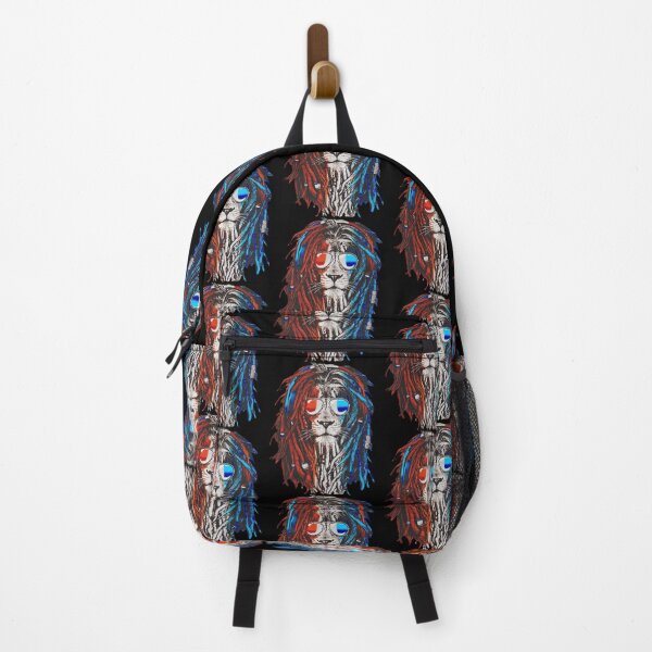 Item preview, Rastafari Lion Reggae Lover-Blue White Red designed and sold by MYZAK HRM.
