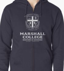 Dr Jones - Marshall College Zipped Hoodie